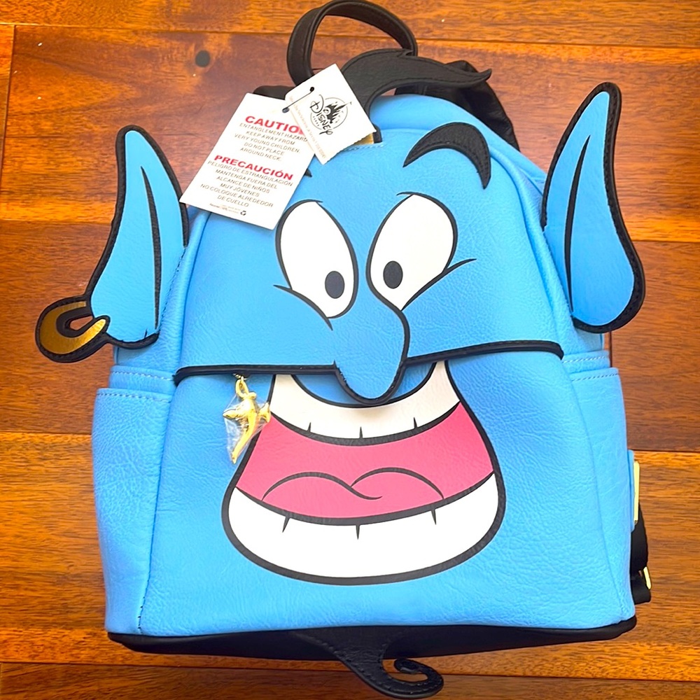 Loungefly Disney Parks Aladdin Genie Mini Backpack NWT
